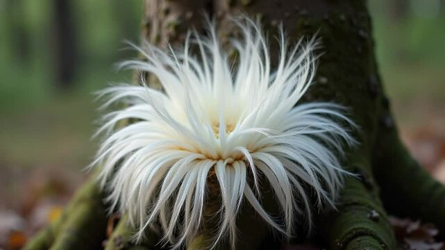 White crown for hair under the roots of a tree