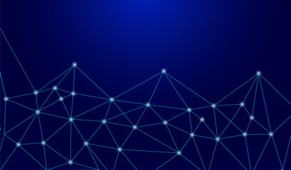 Low Poly Network Design: Stylized 3D Connection Nodes and Web Structures for Tech, UI, Apps, and Digital Visuals