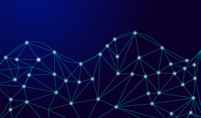 Low Poly Network Design: Stylized 3D Connection Nodes and Web Structures for Tech, UI, Apps, and Digital Visuals