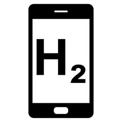 Wasserstoff und Smartphone