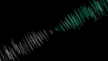 black and white abstract background. music green equalizer background	