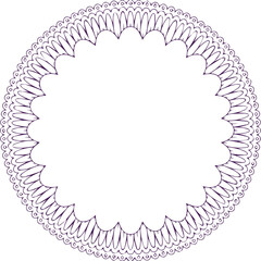 Beautiful flower art and mandala vector design