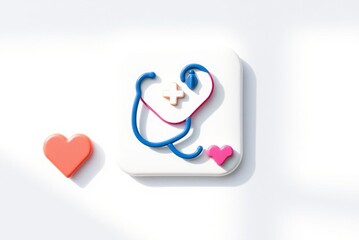 Fototapeta premium Medical Healthcare Concept Heart Medicine Clinic Doctor Hospital Checkup Cardiovascular Care