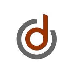 Web line modern color full letter logo design