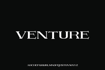 Display alphabet font vector design suitable for headline, poster, logo, magazine and many more