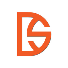 Web line modern color full letter logo design