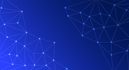 Low Poly Network Design: Stylized 3D Connection Nodes and Web Structures for Tech, UI, Apps, and Digital Visuals