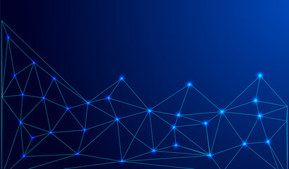 Low Poly Network Design: Stylized 3D Connection Nodes and Web Structures for Tech, UI, Apps, and Digital Visuals