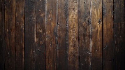 Fototapeta premium Dark brown wood texture. A blank, old-style wooden surface perfect for your designs. 