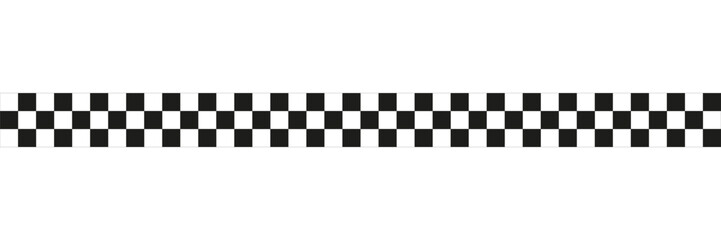 Naklejka premium Black and white checkered pattern, Checkerboard seamless pattern