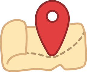 지도, 위치, 핀, 장소표시, 탐색, 길찾기, 여행, 도로, 내비게이션, 경로, 방향, 목적지, 위치아이콘, 지도일러스트, 도착지, 핀표시, 경로안내, 탐험, 여행아이템, 지형정보, 위치정보, 이동경로, 지리정보, 목적지표시, 포인트