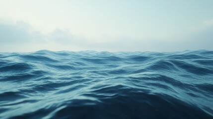 Smooth, flowing ocean water. A blurry, moving background. Calm and peaceful nature scene.
