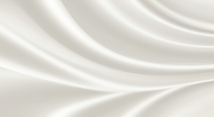 Naklejka premium Minimal Soft Abstract Background with Smooth White and Pastel Waves