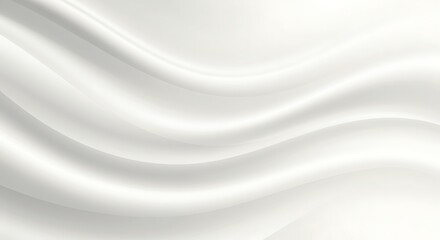 Fototapeta premium Minimal Soft Abstract Background with Smooth White and Pastel Waves