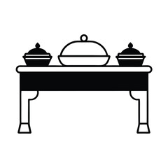 buffet table wood design