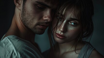 Visualization of fear blocking emotional connection and closeness