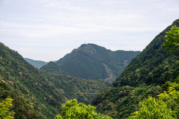 Fototapeta premium 日本の徳島県の祖谷渓のとても美しい風景