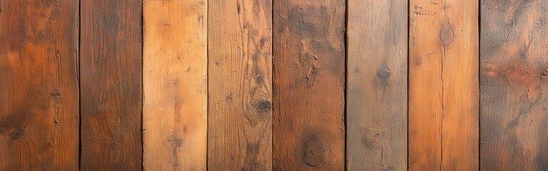 Obraz premium Warm Toned Wood Background with Subtle Lighting Gradient for Interior and Design Applications