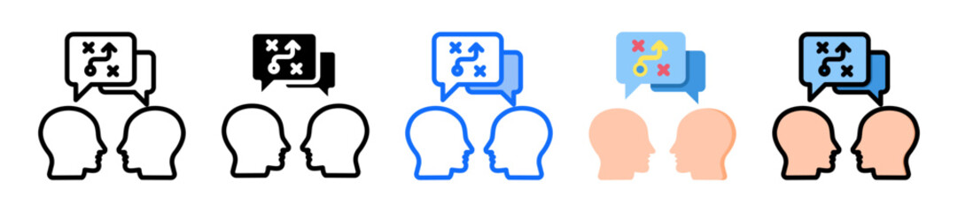 Communication Strategy Icon