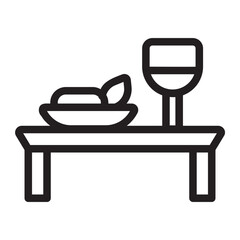 meal line icon