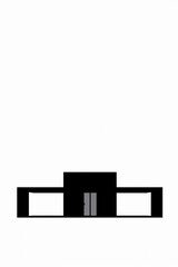 Minimalist modern rectangular house with garage minimal architecture simple geometric design