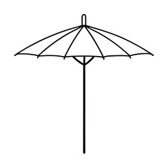 Obraz premium patio umbrella garden accessory