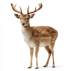 Stunning Spotted Deer in a Pristine Natural Setting , isolated on white background png