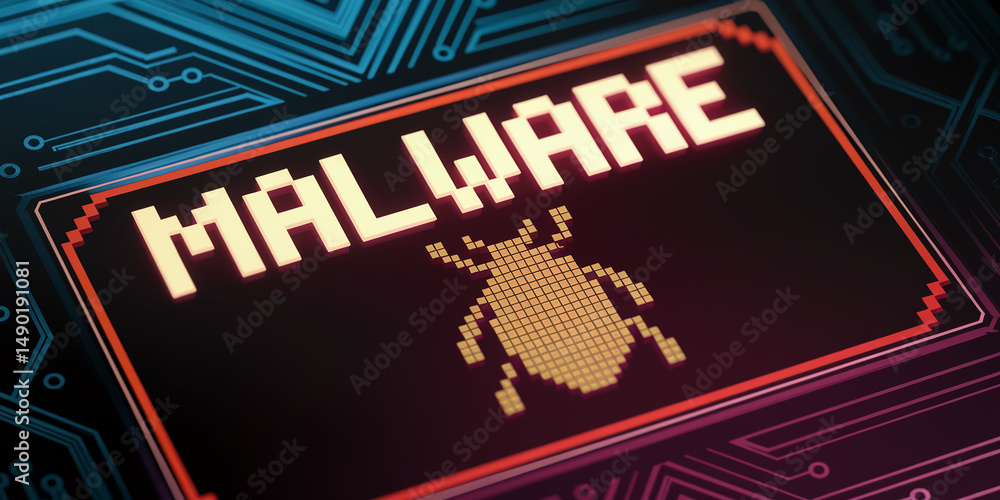Poster pixelated 