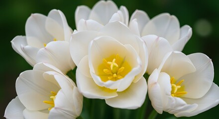 Obraz premium White Tulips Floral Arrangement