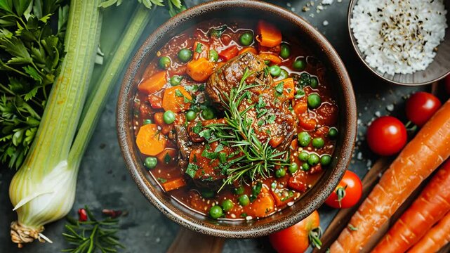 traditional Italian ossobuco dish