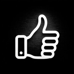Obraz premium Thumbs up graphic design