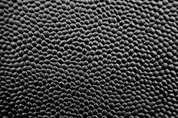 wall fence background black white balls bubbles polymer plastic material round circle rounded texture pattern backdrop.
