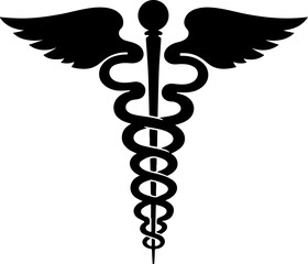 Medical Emblem of Healing" vector