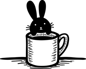 Happy Easter Bunny Wreath" vector design