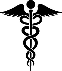 Medical Emblem and Drip Mind  of Healing" vector design