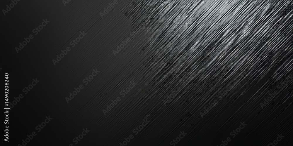 Poster Dark textured background with soft light creating a gradient effect and subtle linear patterns