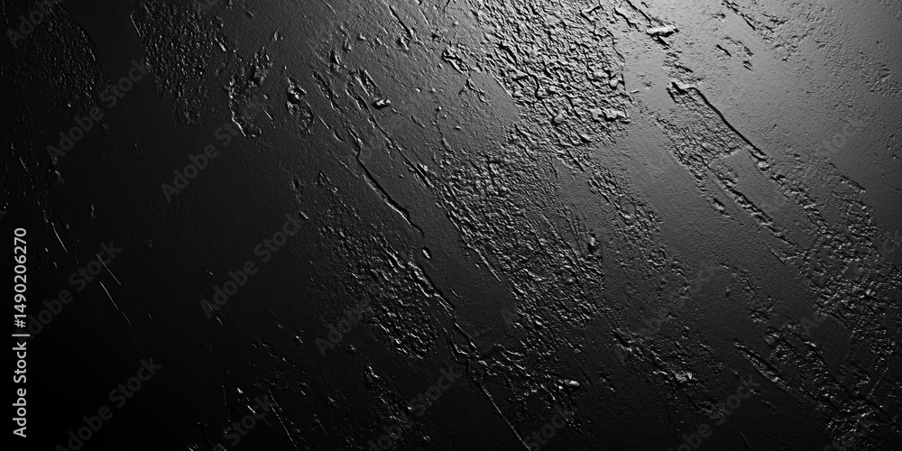 Poster textured surface with dramatic light and shadow creating a compelling visual depth
