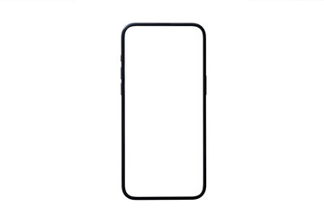 Mockup smart phone isolated Transparent  screen and Clipping Path for Infographic Business web site design app