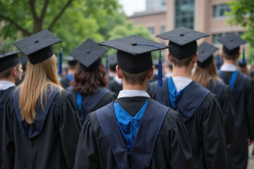 group of people wearing graduation caps and gowns1