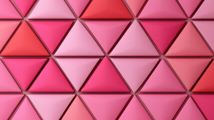 Obraz premium Creative triangle patterns abstract art digital design modern space close-up visual aesthetics