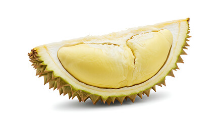 Fototapeta premium Thorny delight A slice of pungent fruit