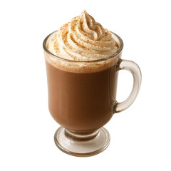 cup of coffee with chocolate isolated on transparent or white background png

