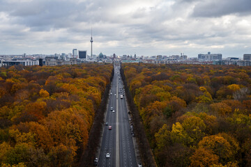 An Autumnal view over Berlin 