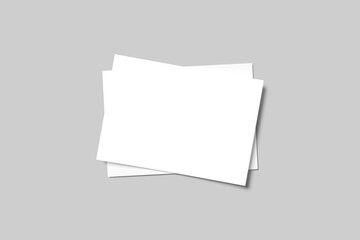 A5 Landscape Flyer Blank Mockup