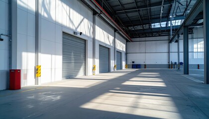 Spacious Warehouse with Functional Design and Security Features