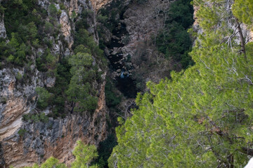 Scenic View of Güver Canyon near Antalya