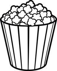 bucket of popcorn
