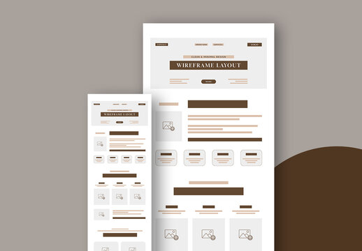 Wireframe Template Layout