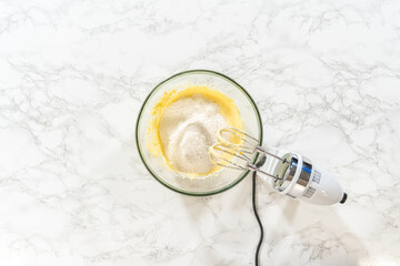 Lemon Spritz Cookie Sandwich with Cranberry Buttercream