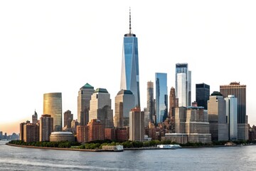 Obraz premium Stunning View of York City Skyline with Modern Skyscrapers